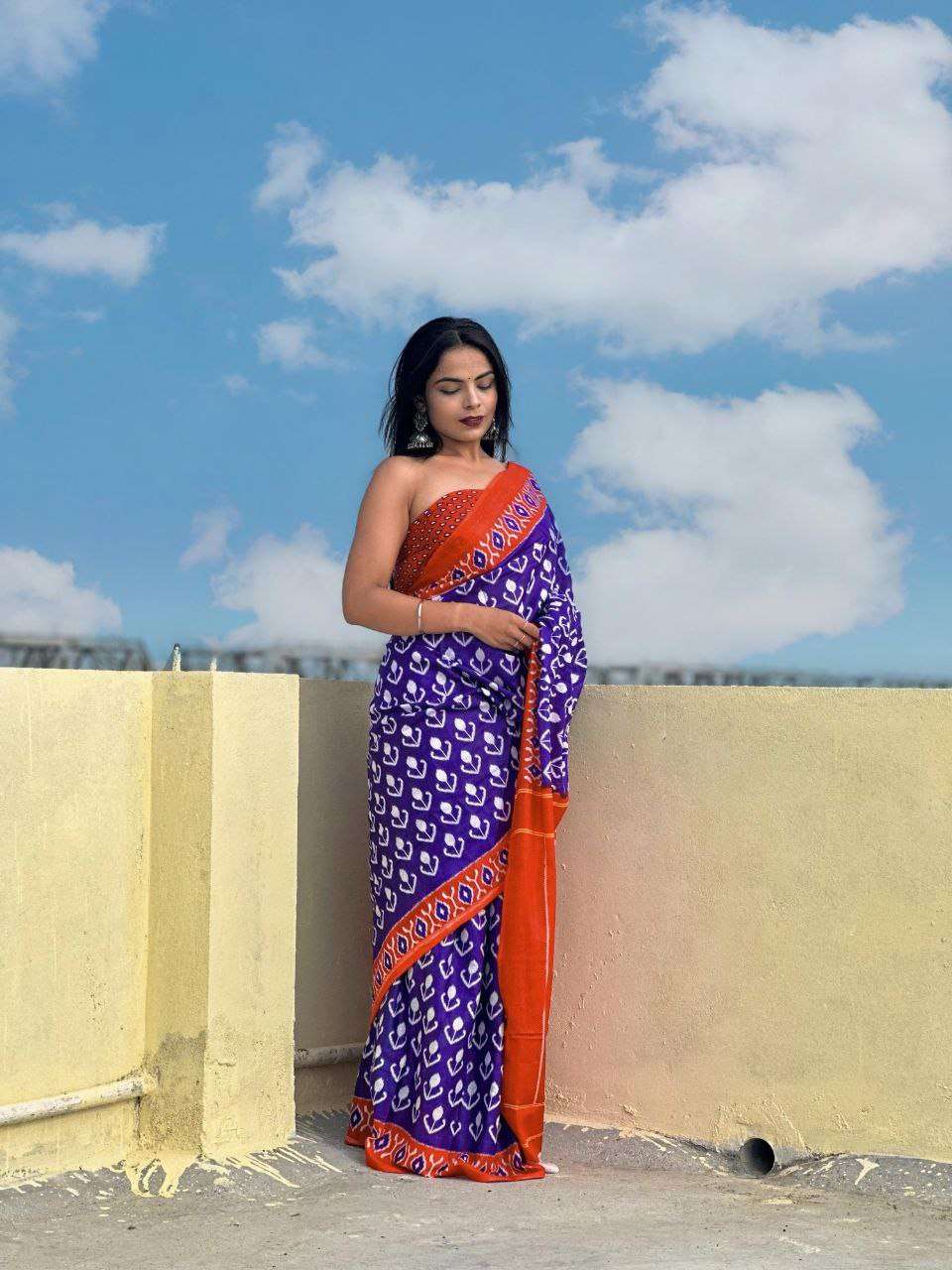Ap 07 Printed Soft Cotton Jaipur Saree Wholesale catalog