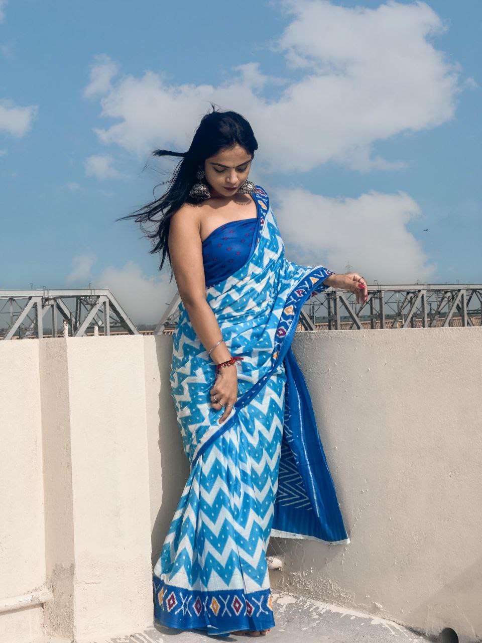 Ap 07 Printed Soft Cotton Jaipur Saree Wholesale catalog