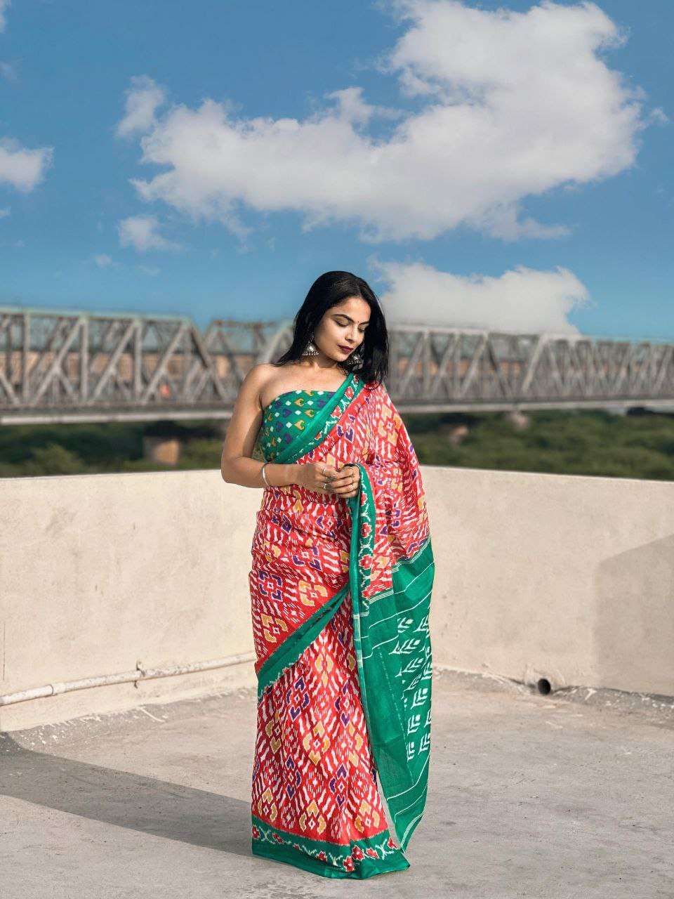 Ap 07 Printed Soft Cotton Jaipur Saree Wholesale catalog