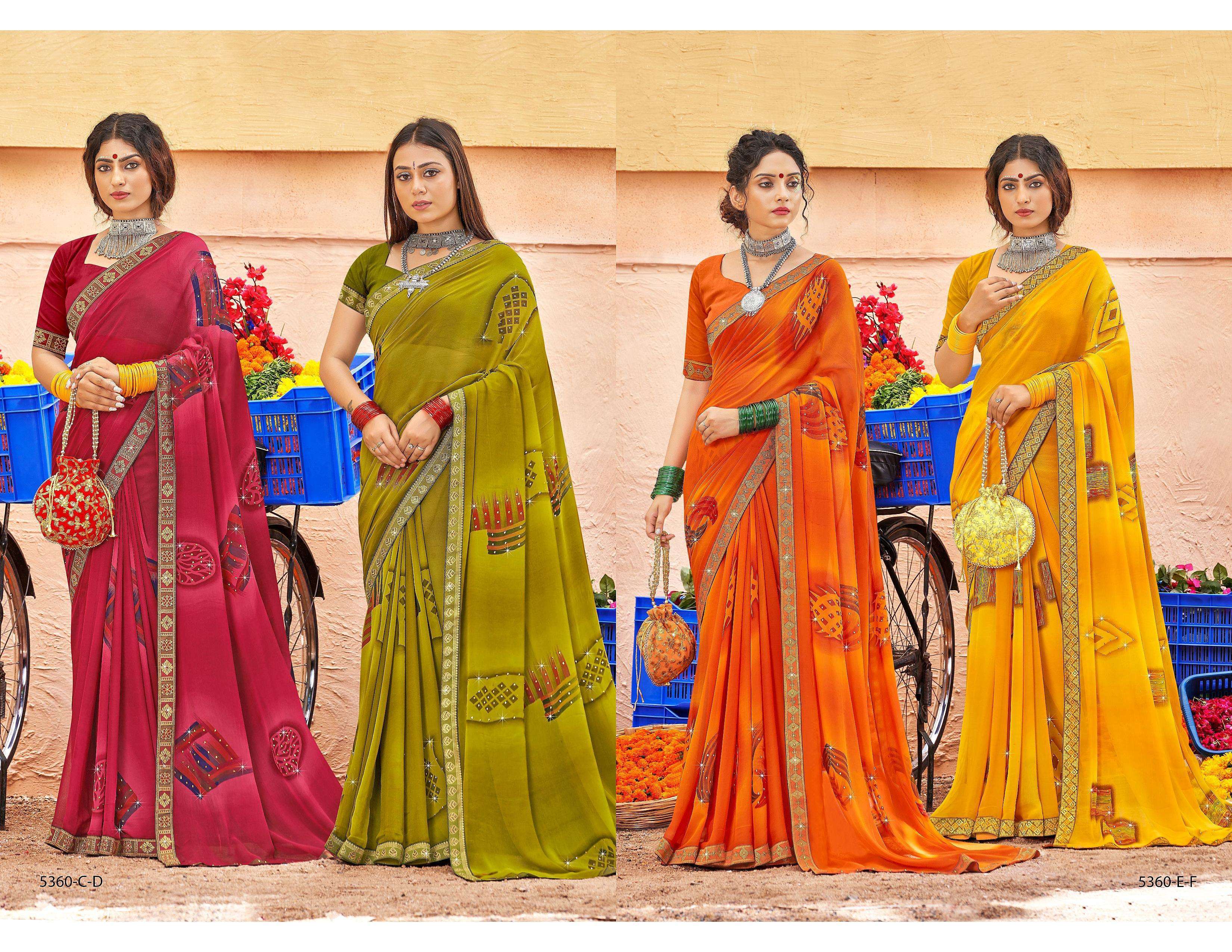 ATLANTA INDER SILK PRINT SAREE Wholesale catalog