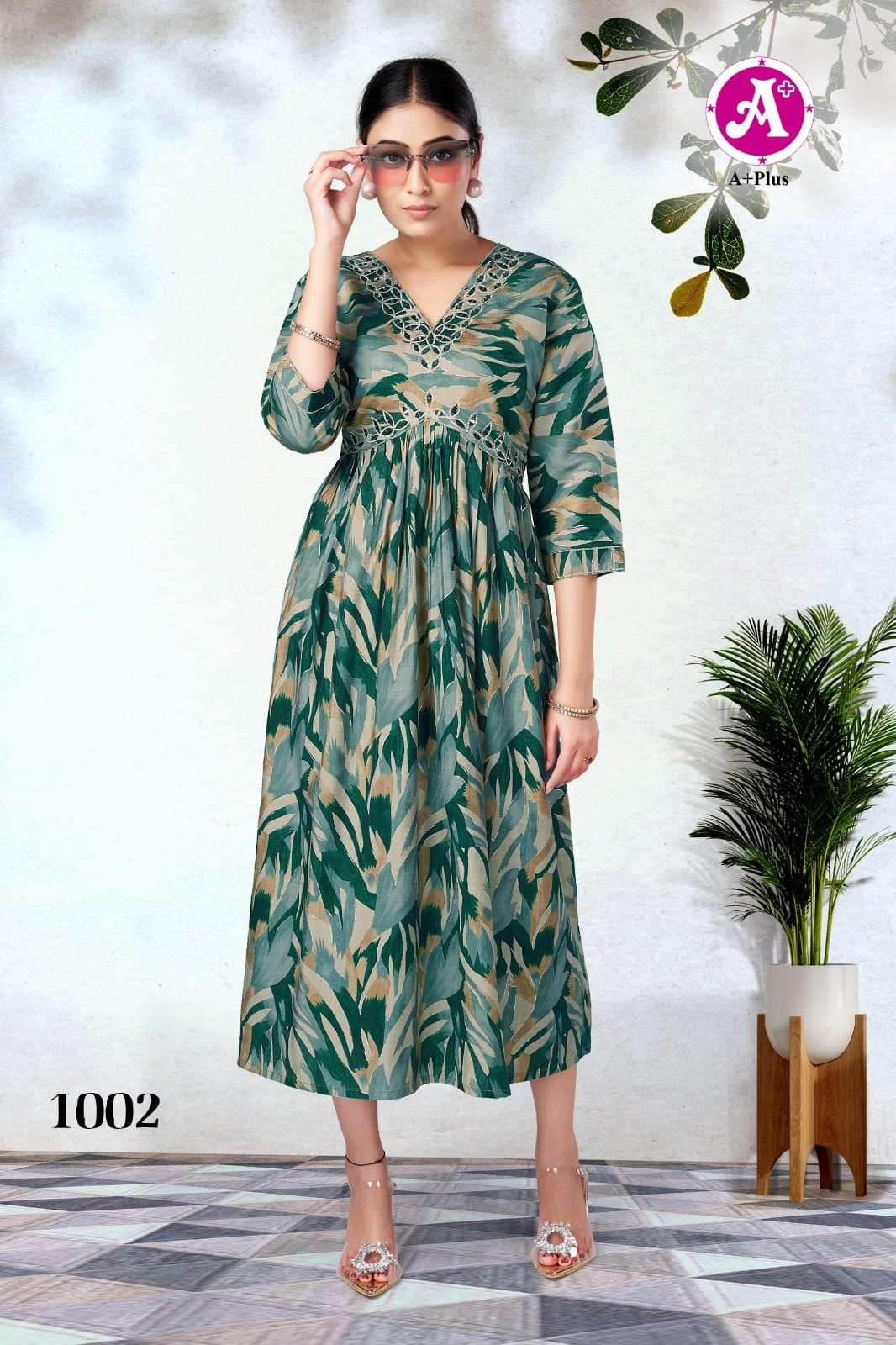 Ayush Fashion AKSHARA Aliya Cut Kurti Wholesale catalog