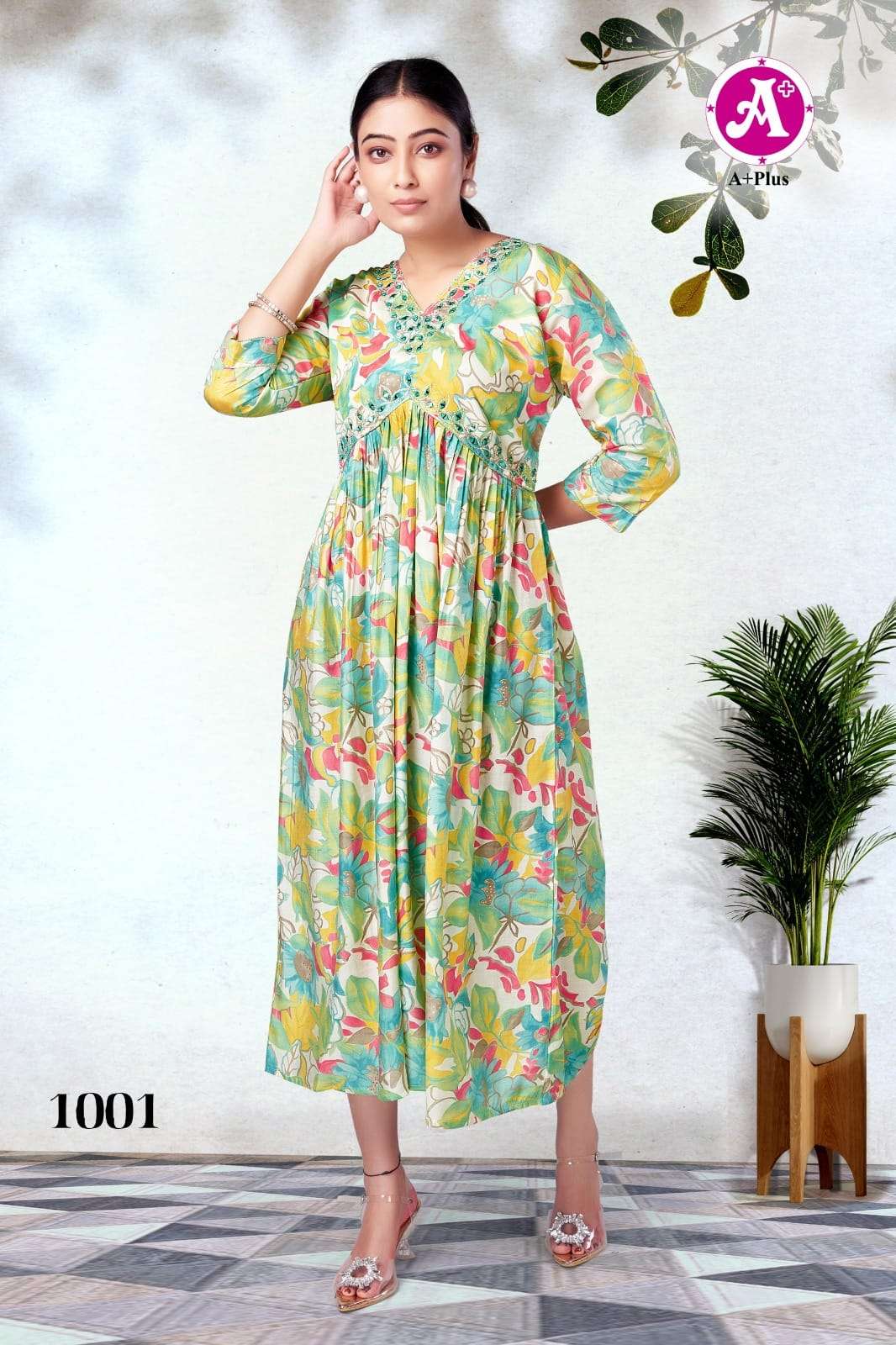 Ayush Fashion AKSHARA Aliya Cut Kurti Wholesale catalog