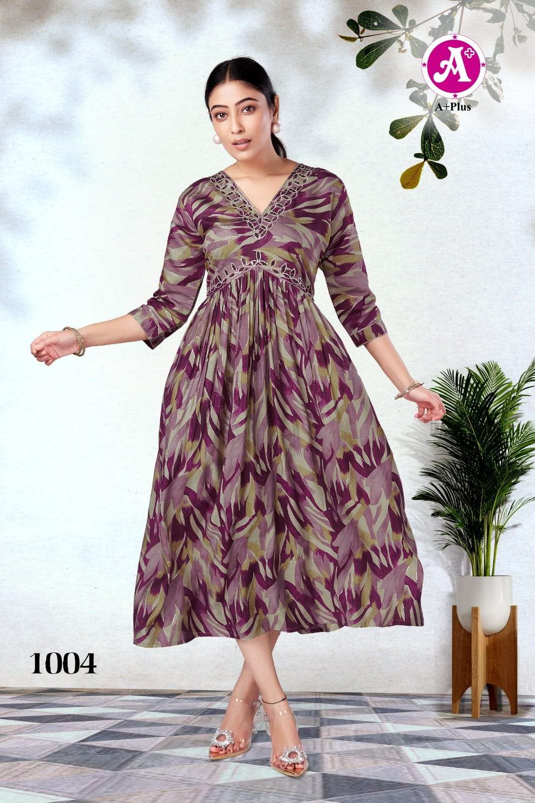 Ayush Fashion AKSHARA Aliya Cut Kurti Wholesale catalog