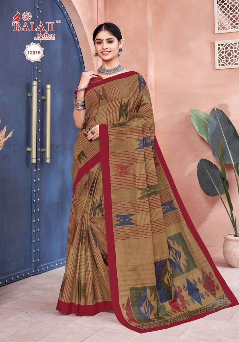 Balaji Leelavathi Vol -12 – Cotton Saree -Wholesale Catalog