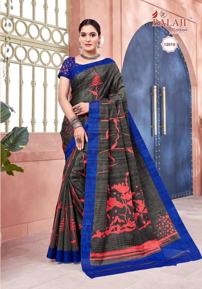 Balaji Leelavathi Vol -12 – Cotton Saree -Wholesale Catalog