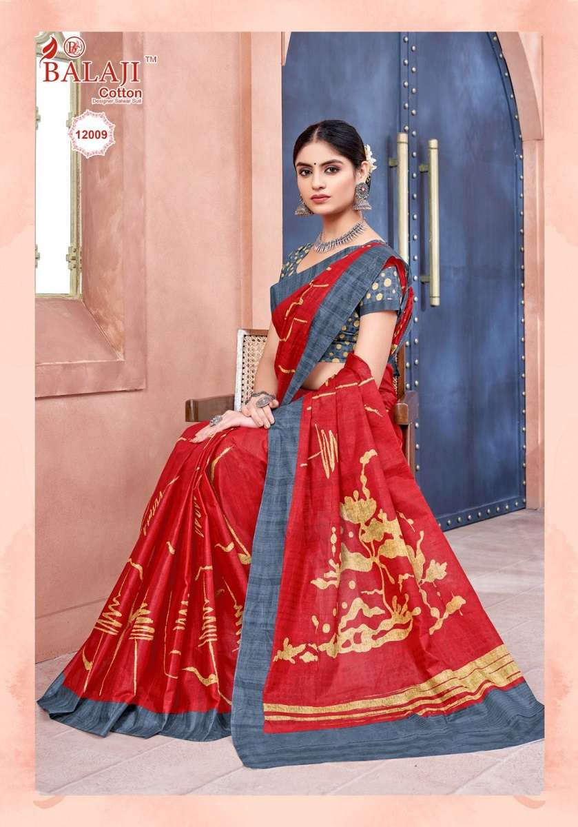 Balaji Leelavathi Vol -12 – Cotton Saree -Wholesale Catalog