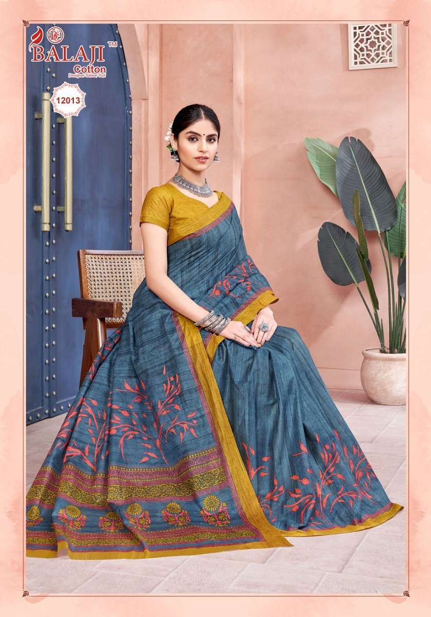 Balaji Leelavathi Vol -12 – Cotton Saree -Wholesale Catalog