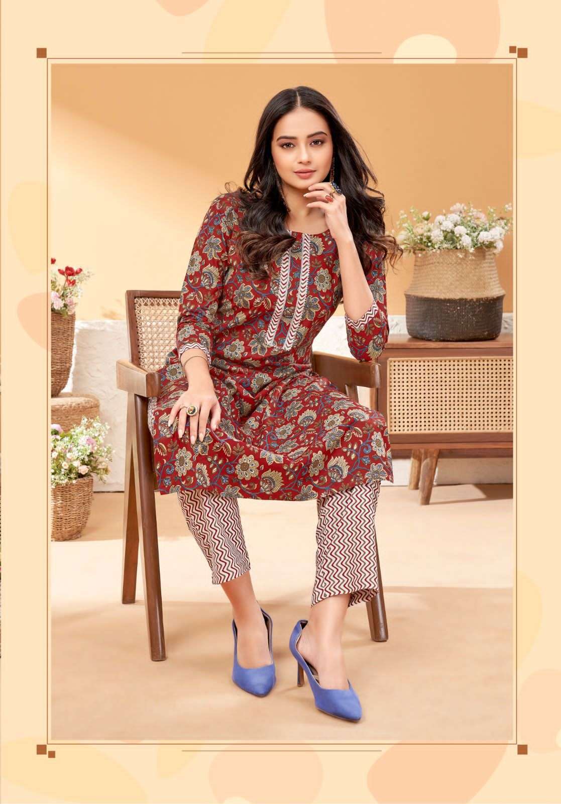 Balaji Shanaya Vol-3 – Kurti With Pant - Wholesale Catlog