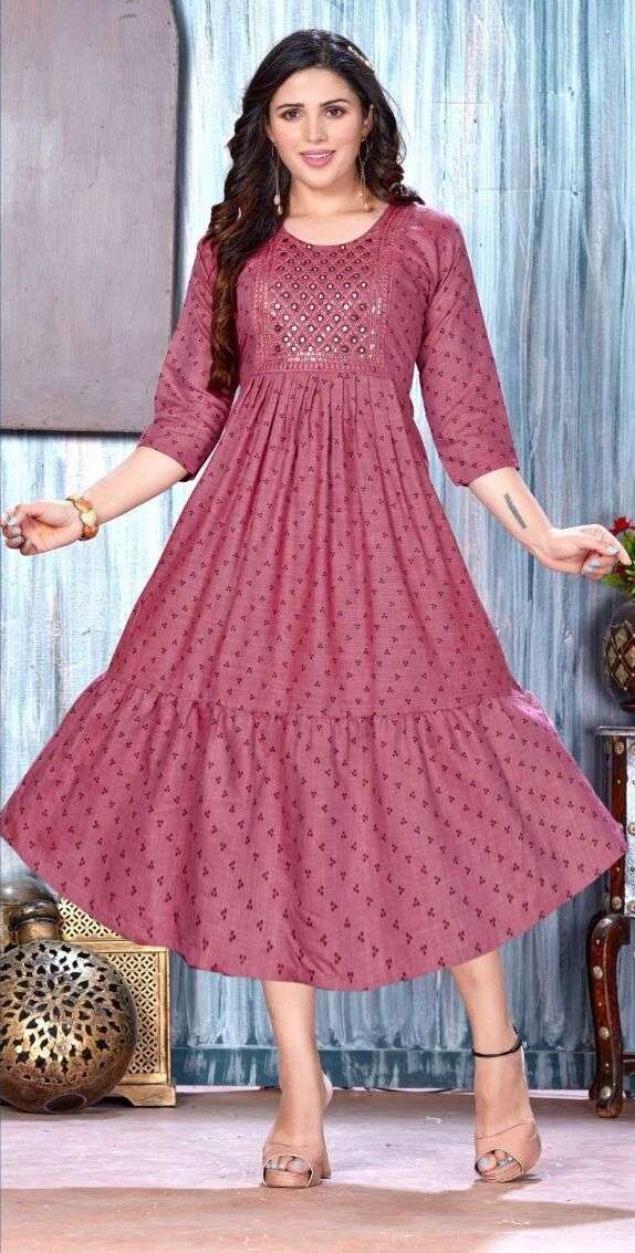  Beauty Fab & Fabulous Rayon Kurti Wholesale catalog