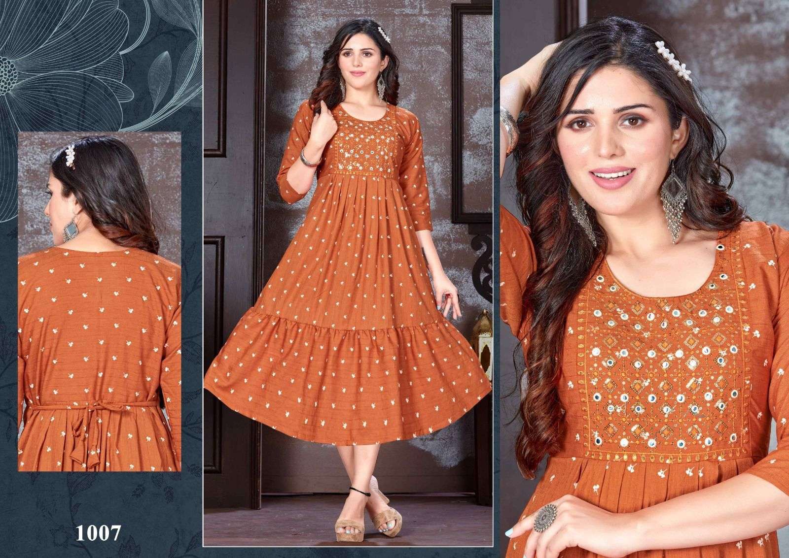  Beauty Fab & Fabulous Rayon Kurti Wholesale catalog
