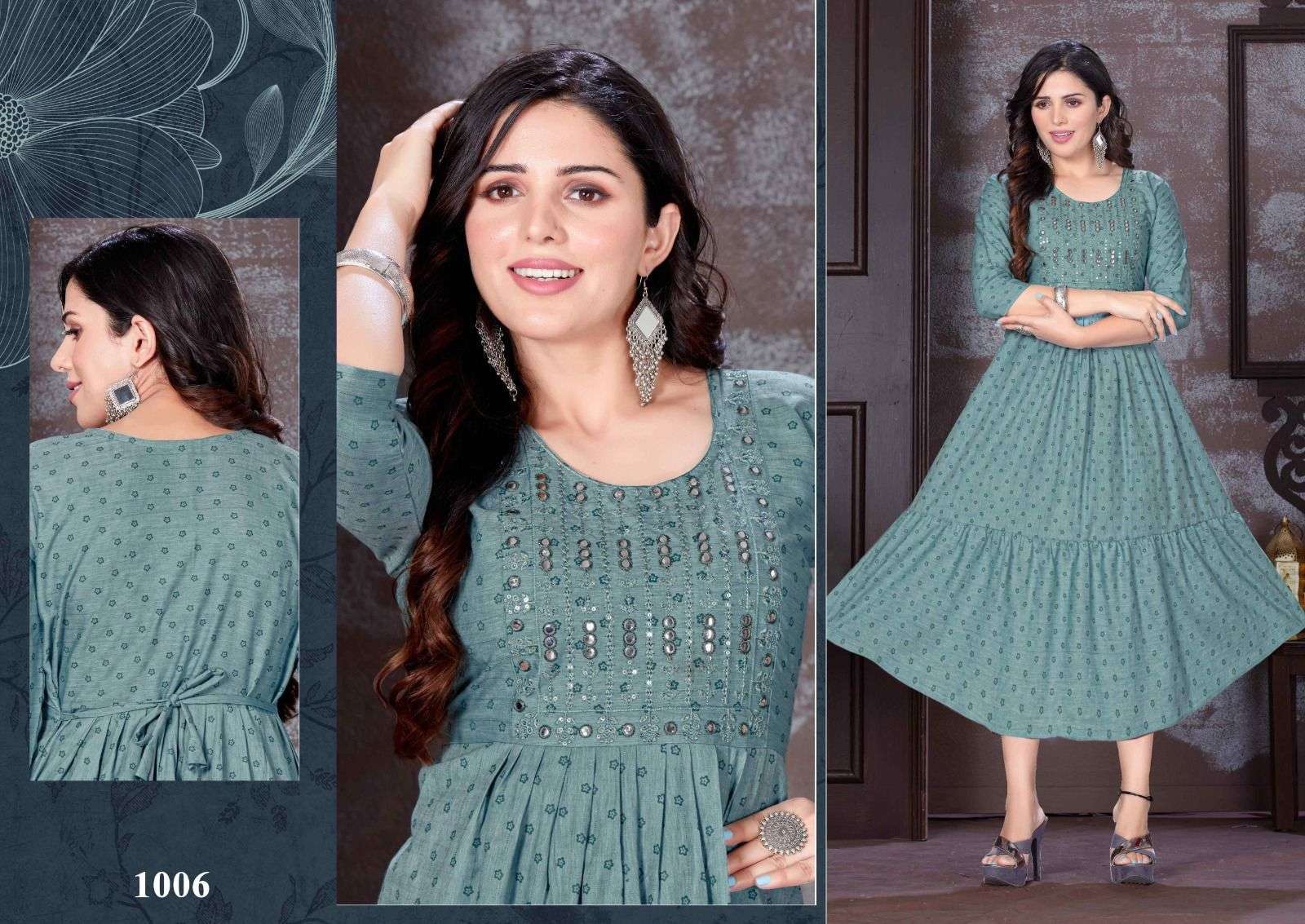  Beauty Fab & Fabulous Rayon Kurti Wholesale catalog