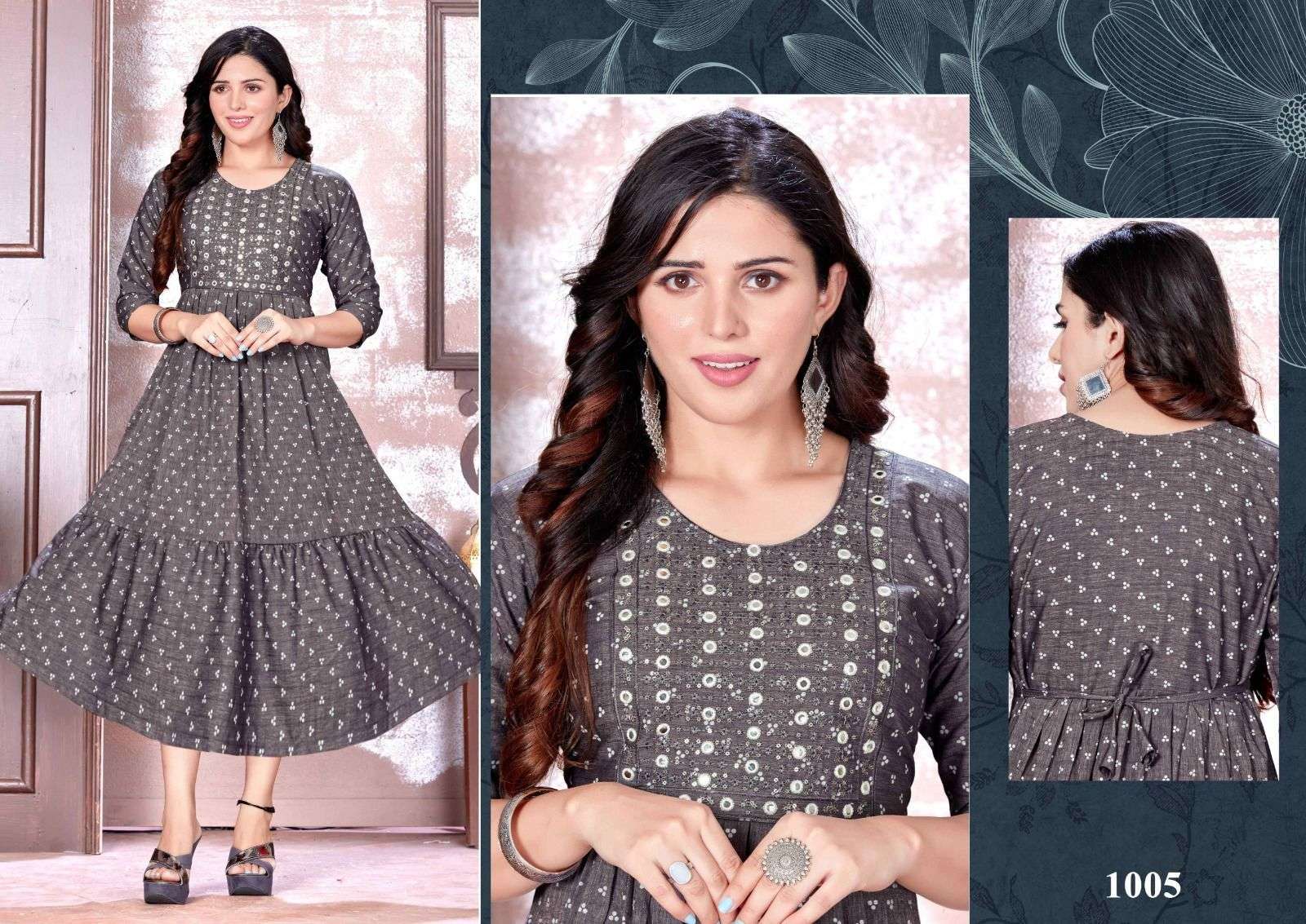  Beauty Fab & Fabulous Rayon Kurti Wholesale catalog