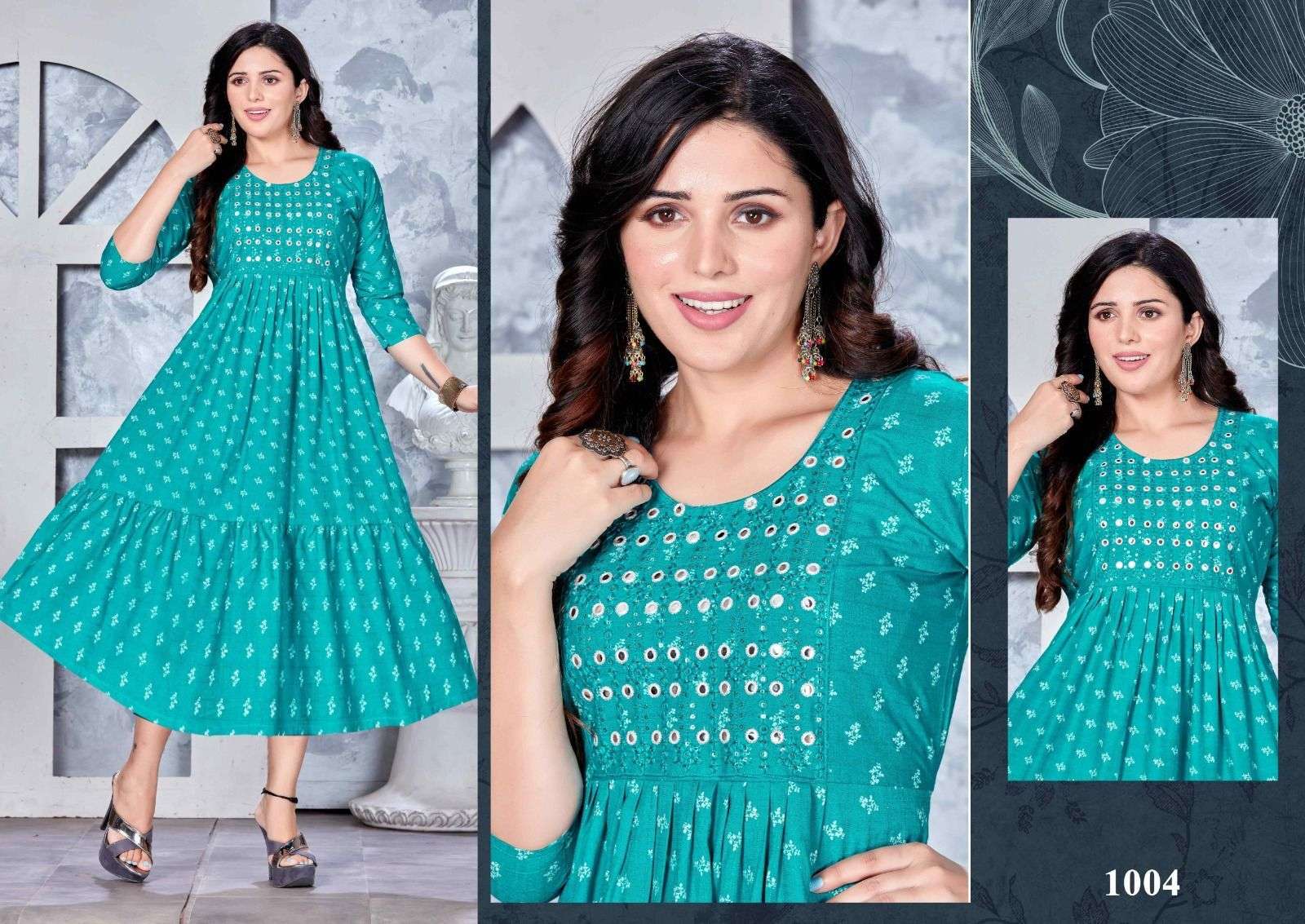  Beauty Fab & Fabulous Rayon Kurti Wholesale catalog