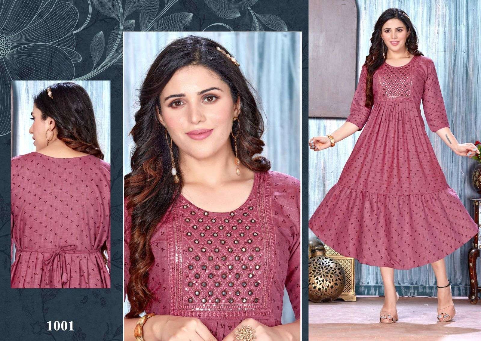 Beauty Fab & Fabulous Rayon Kurti Wholesale catalog