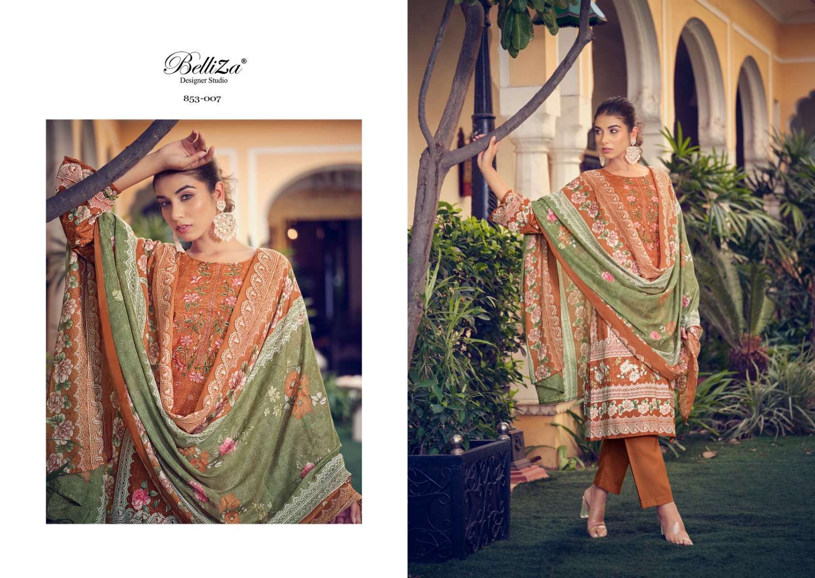 Belliza Designer Studio Naira Vol 23 Cotton Salwar Suit Wholesale catalog