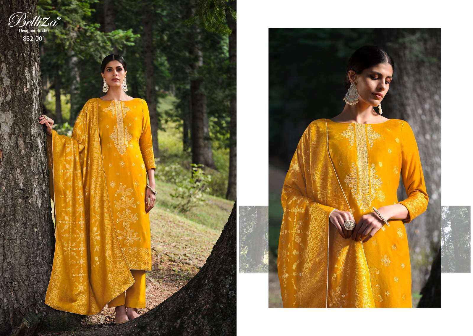 Belliza Zarah Viscose Pashmina Dress Material Wholesale catalog