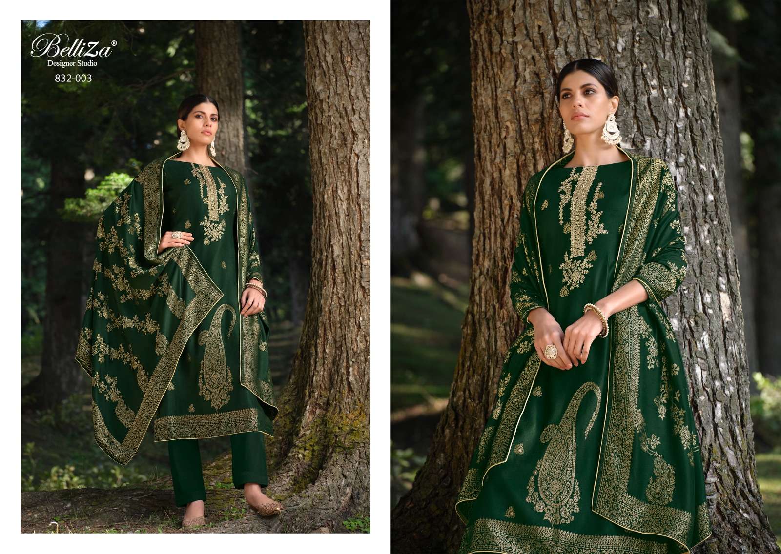 Belliza Zarah Viscose Pashmina Dress Material Wholesale catalog