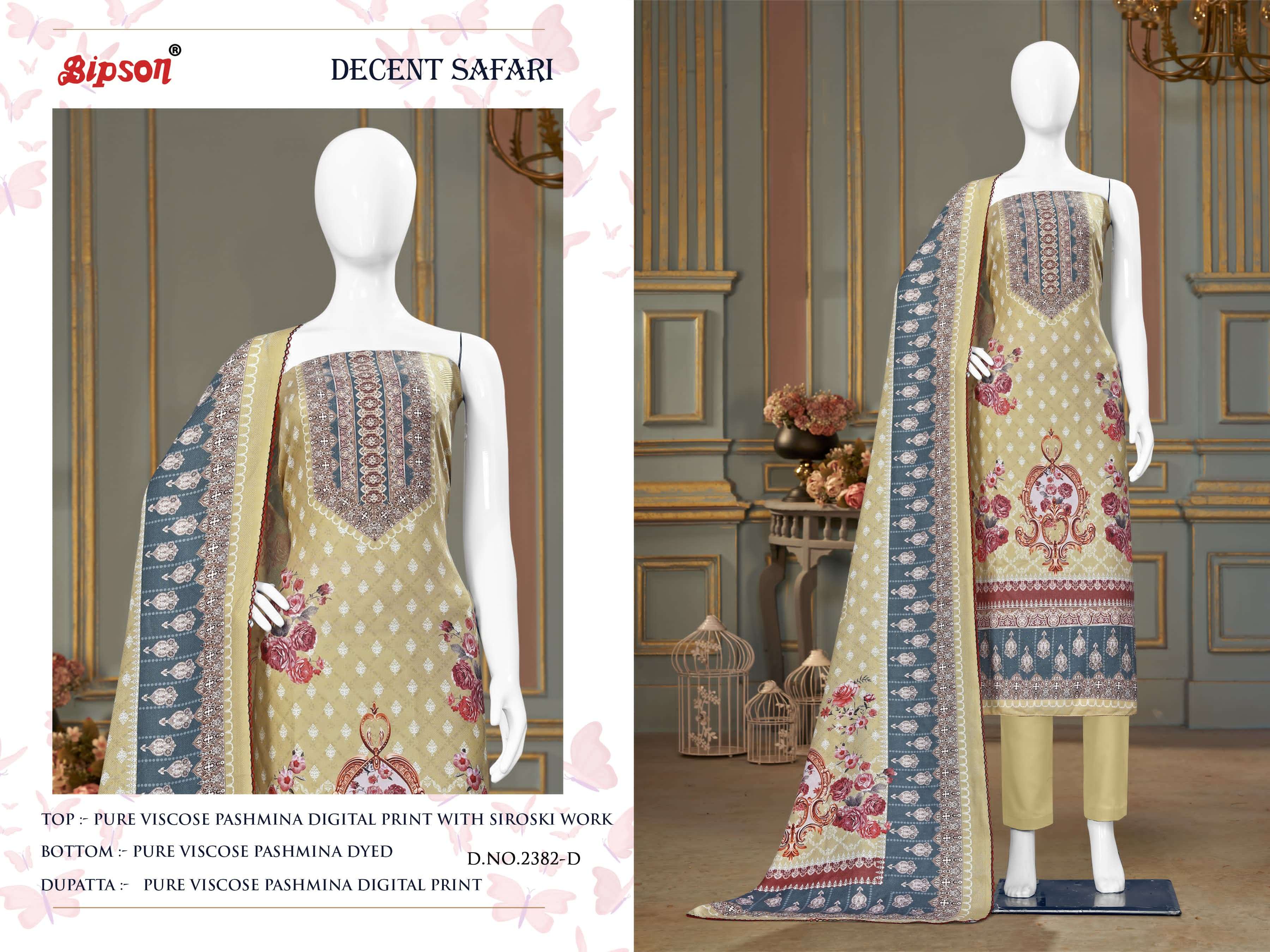 Bipson Decent Safari 2382 Viscose Dress Wholesale catalog