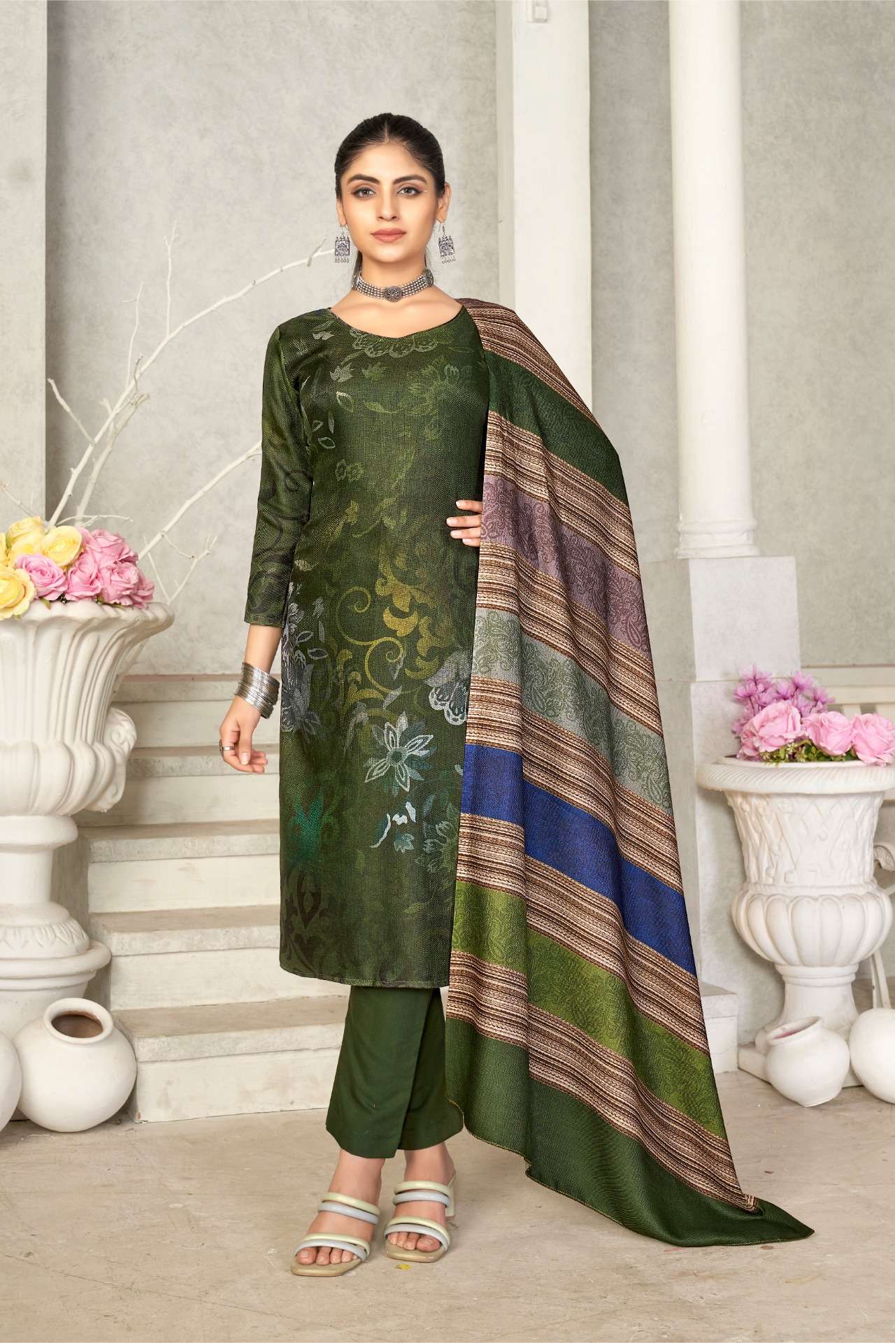 Bipson Decent Safari 2394 Viscose Digital Printed Dress Material Wholesale catalog