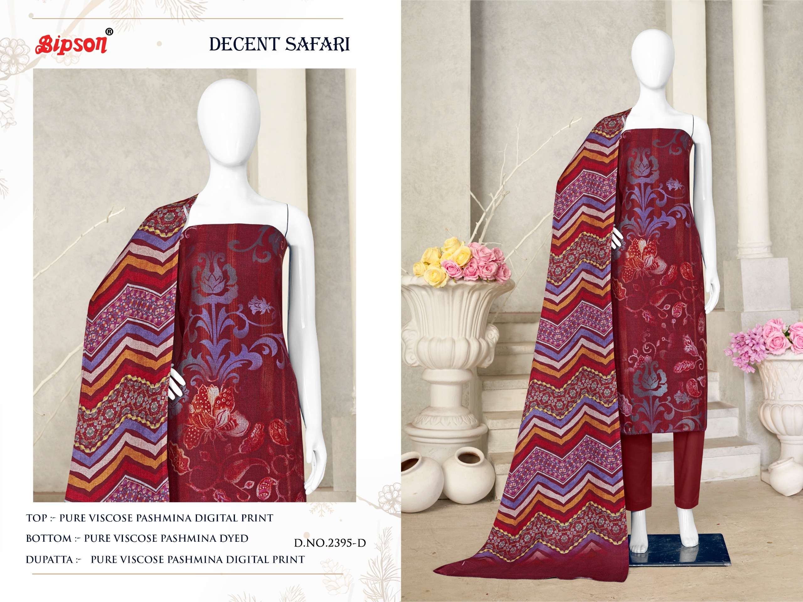 Bipson Decent Safari 2395 Dress Material Wholesale catalog