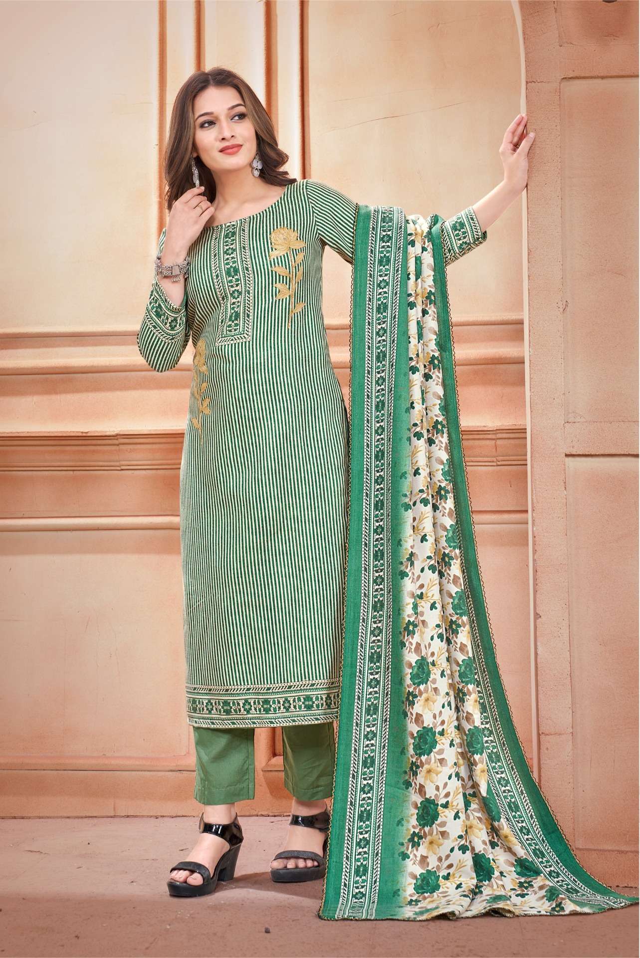 Bipson Safari 2426 Pashmina Dress Material Wholesale catalog