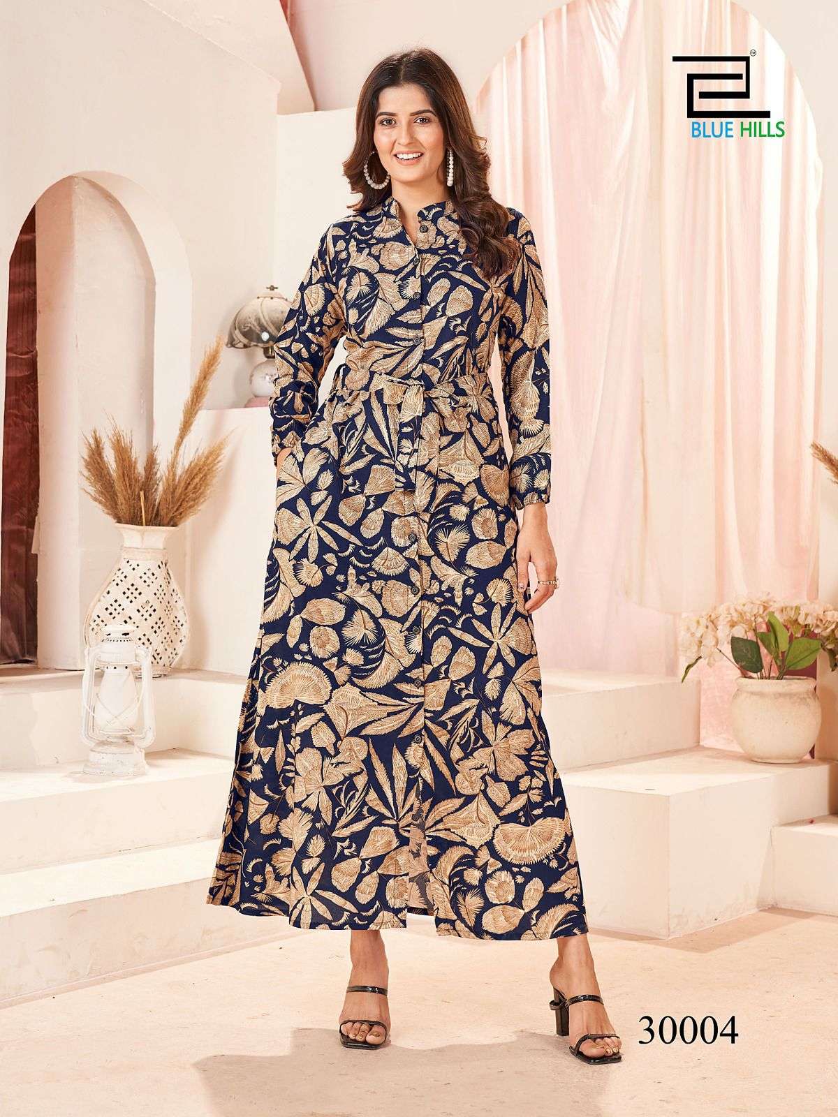 Blue Hills Ameesha Vol 3 Kurti Wholesale catalog