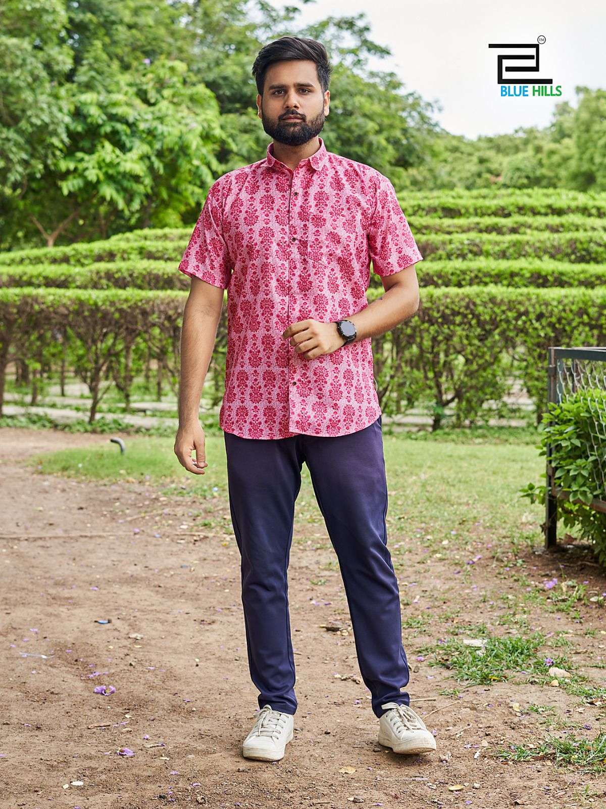 Blue Hills Mens 2.0 Mens Wear Printed Shirt Wholesale catalog