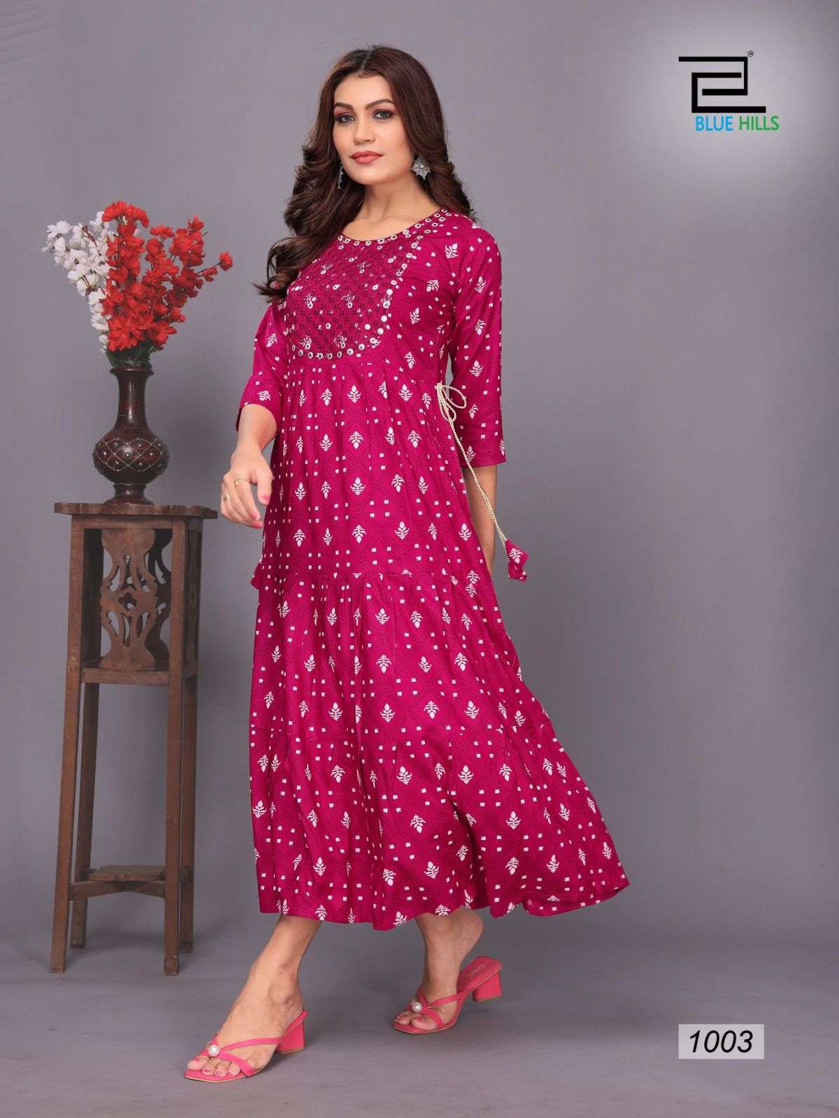 Blue Hills Sarfanaz Vol 10 Anarkali Kurti Wholesale catalog