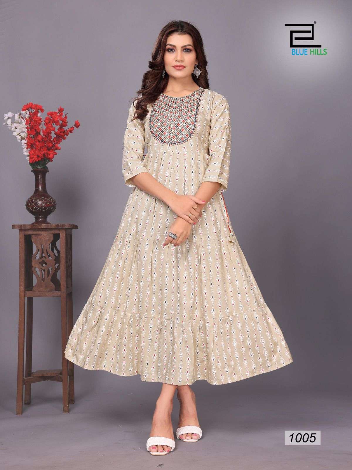 Blue Hills Sarfanaz Vol 10 Anarkali Kurti Wholesale catalog