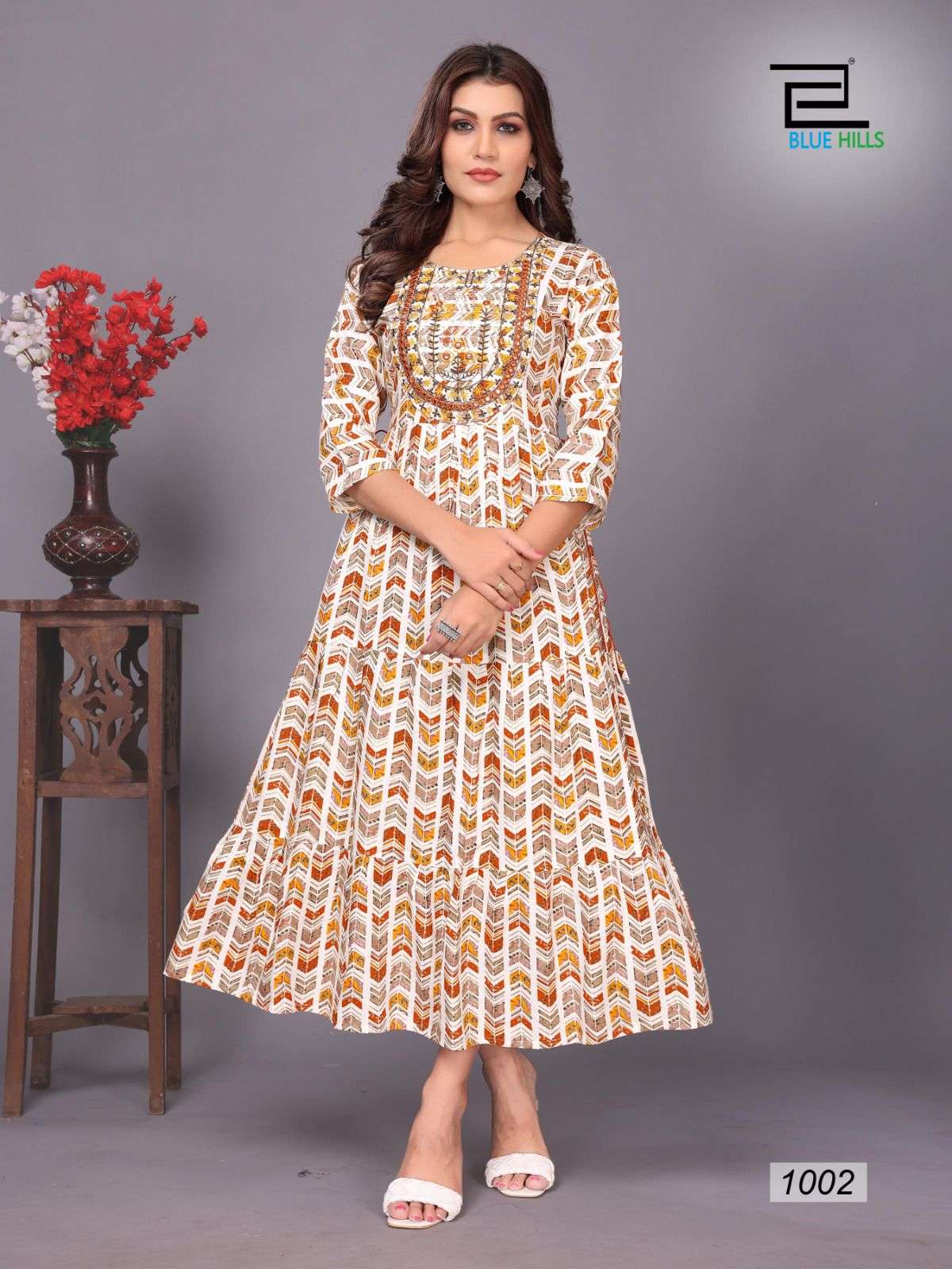 Blue Hills Sarfanaz Vol 10 Anarkali Kurti Wholesale catalog