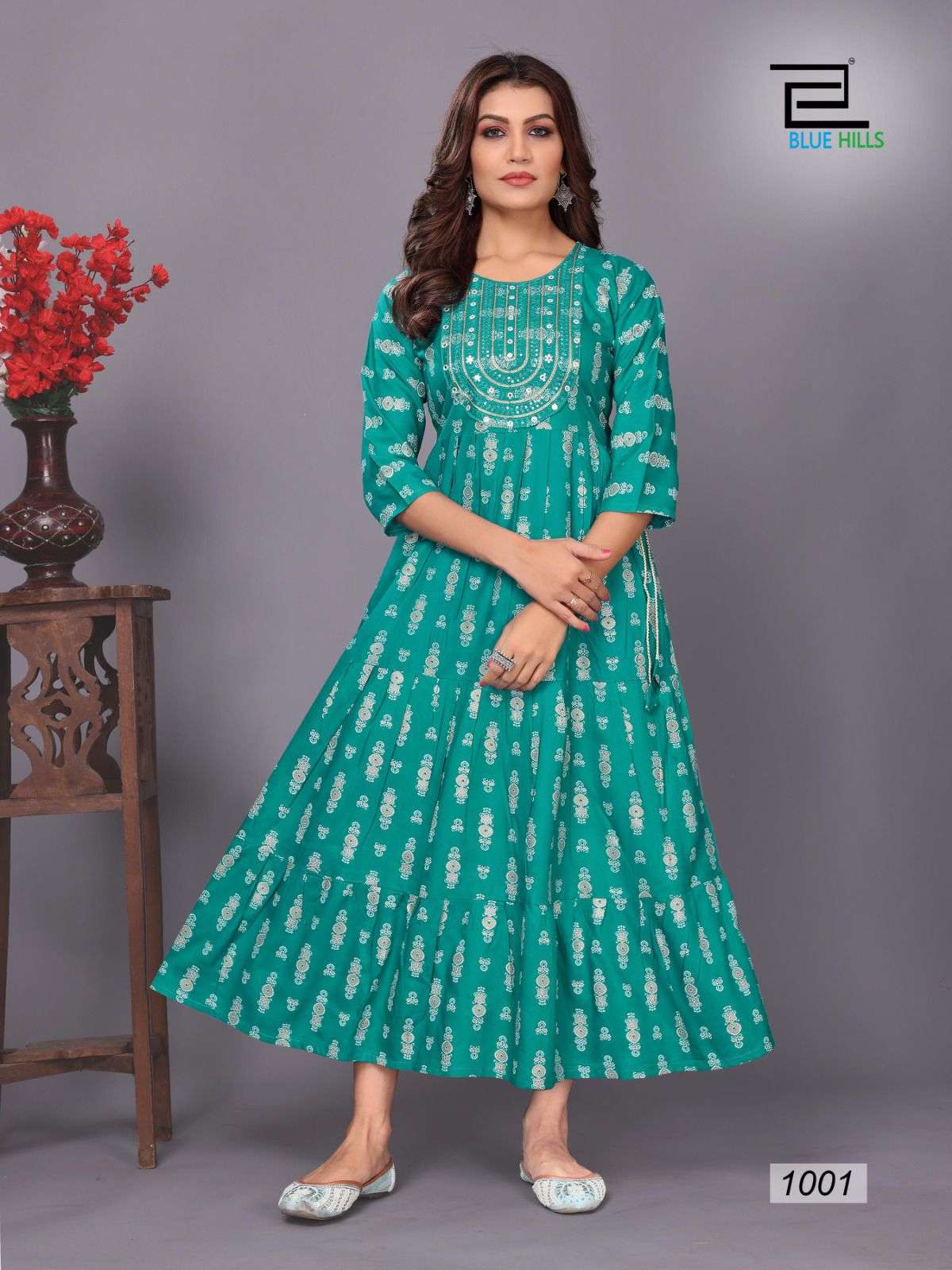 Blue Hills Sarfanaz Vol 10 Anarkali Kurti Wholesale catalog