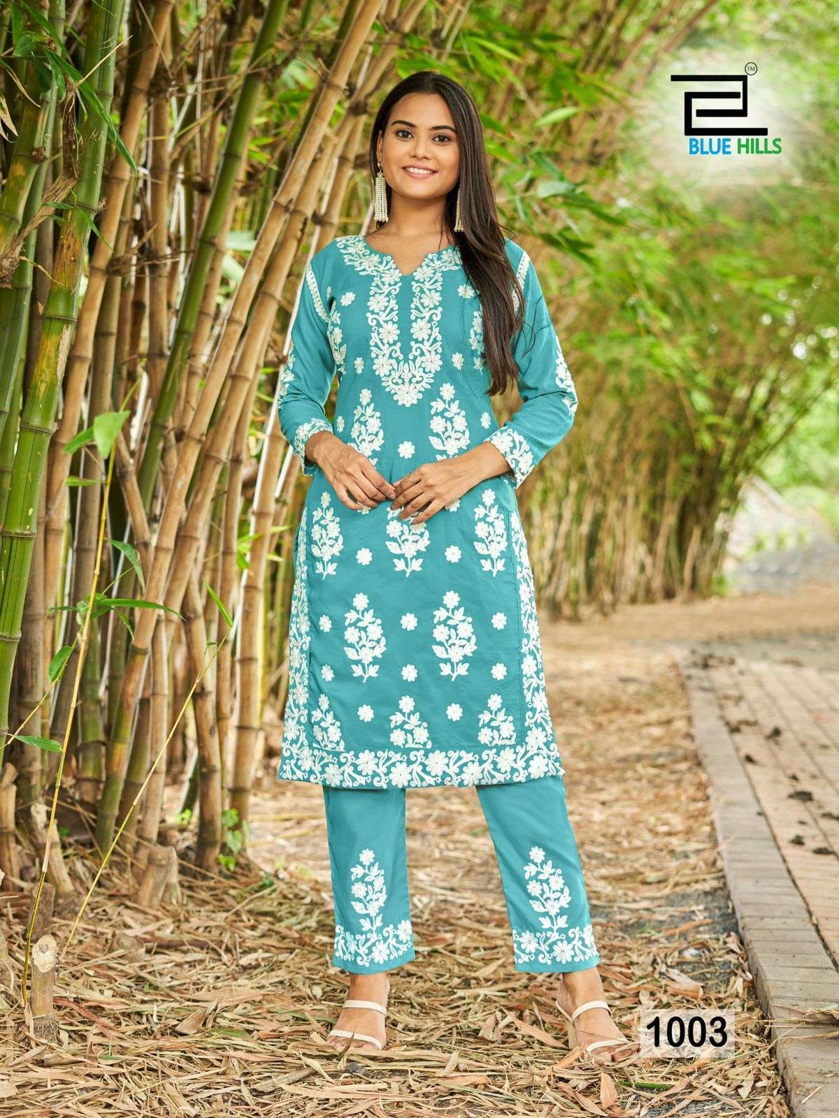 Blue Hills Sunburn 2023 Rayon Kurti Wholesale catalog