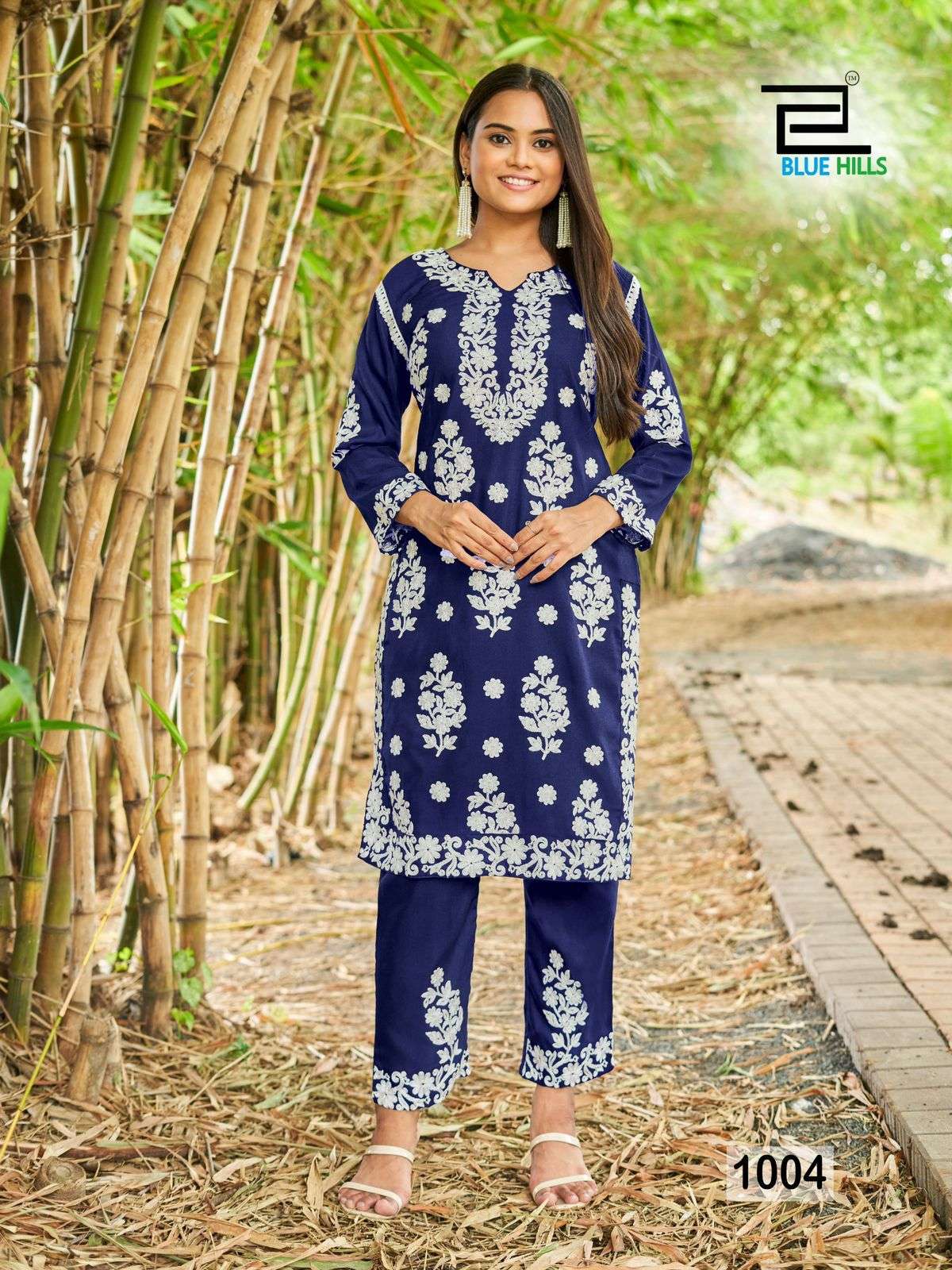 Blue Hills Sunburn 2023 Rayon Kurti Wholesale catalog