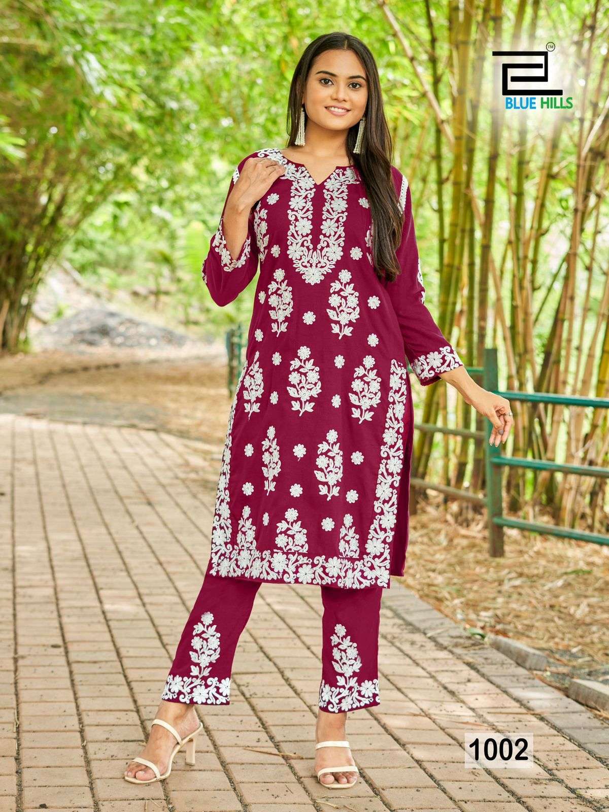 Blue Hills Sunburn 2023 Rayon Kurti Wholesale catalog