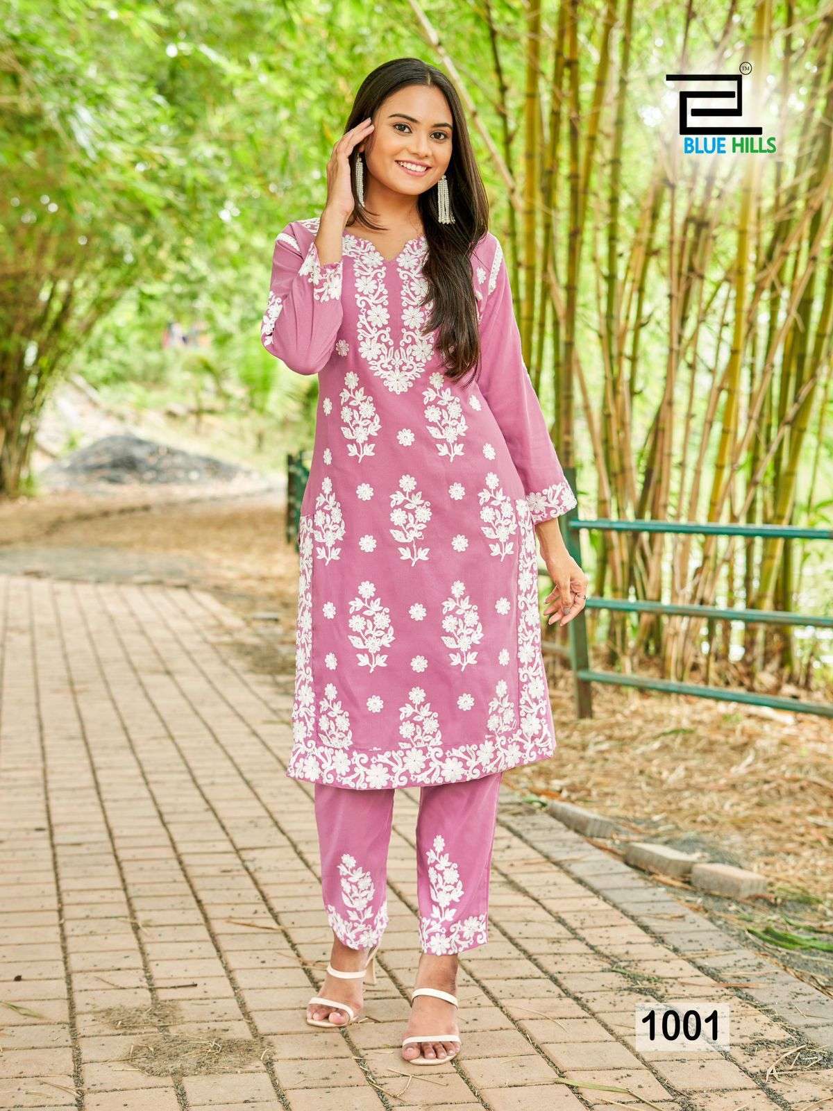 Blue Hills Sunburn 2023 Rayon Kurti Wholesale catalog