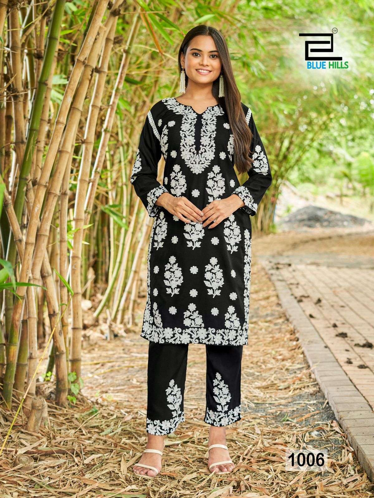 Blue Hills Sunburn 2023 Rayon Kurti Wholesale catalog