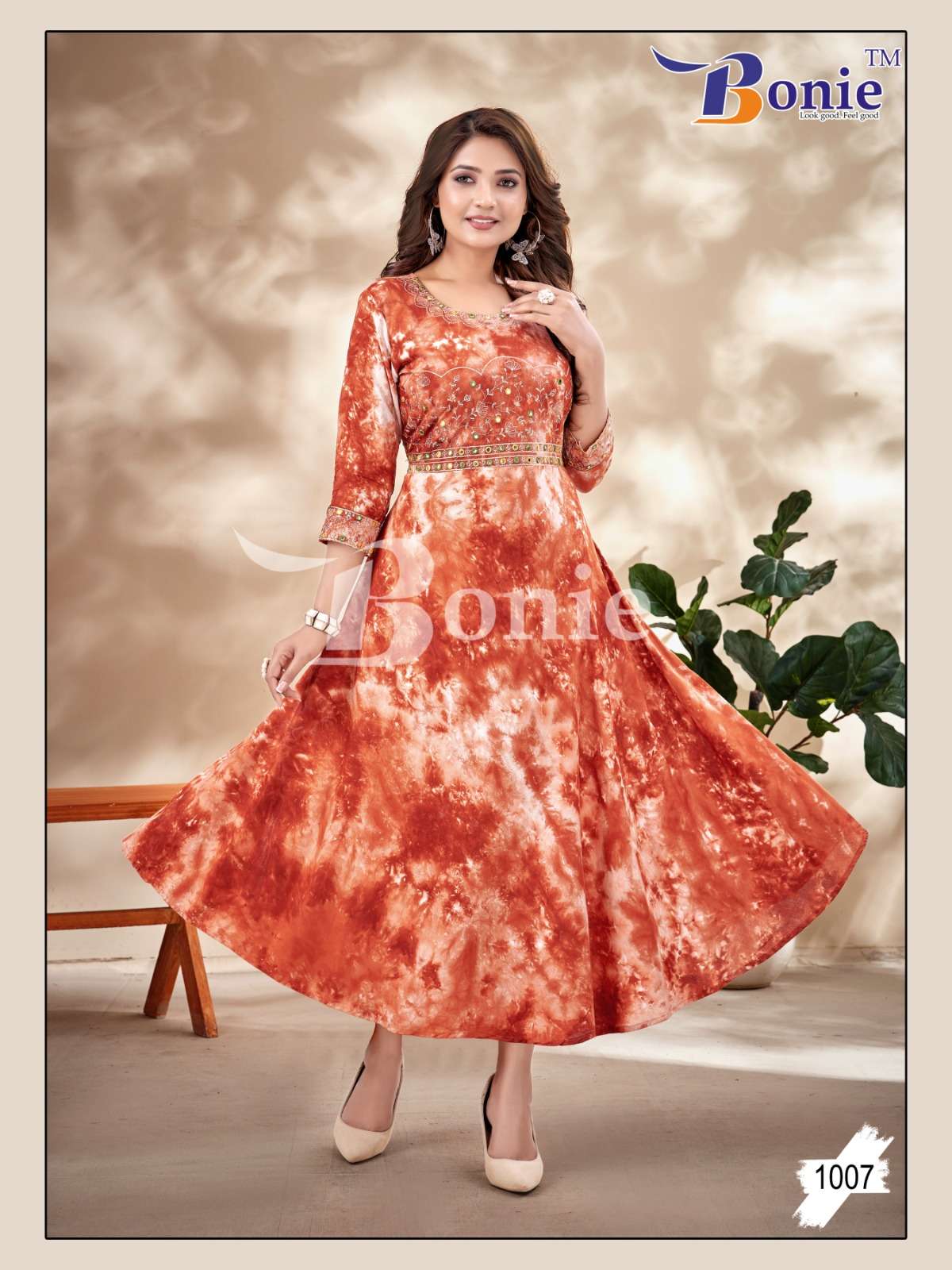 BONIE TIE DIE Kurti Wholesale catalog