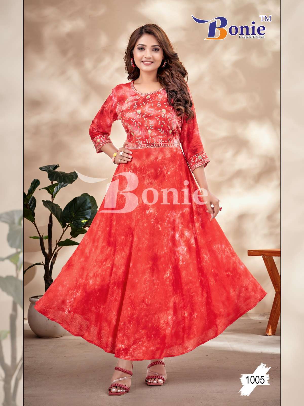 BONIE TIE DIE Kurti Wholesale catalog