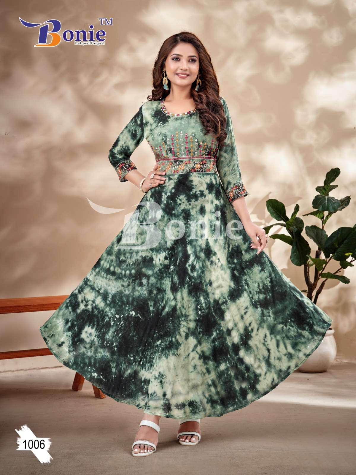 BONIE TIE DIE Kurti Wholesale catalog