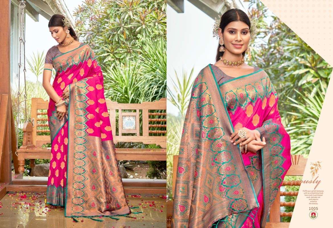 BUNAWAT RITHIKA SILK Banarasi Silk Saree Wholesale catalog