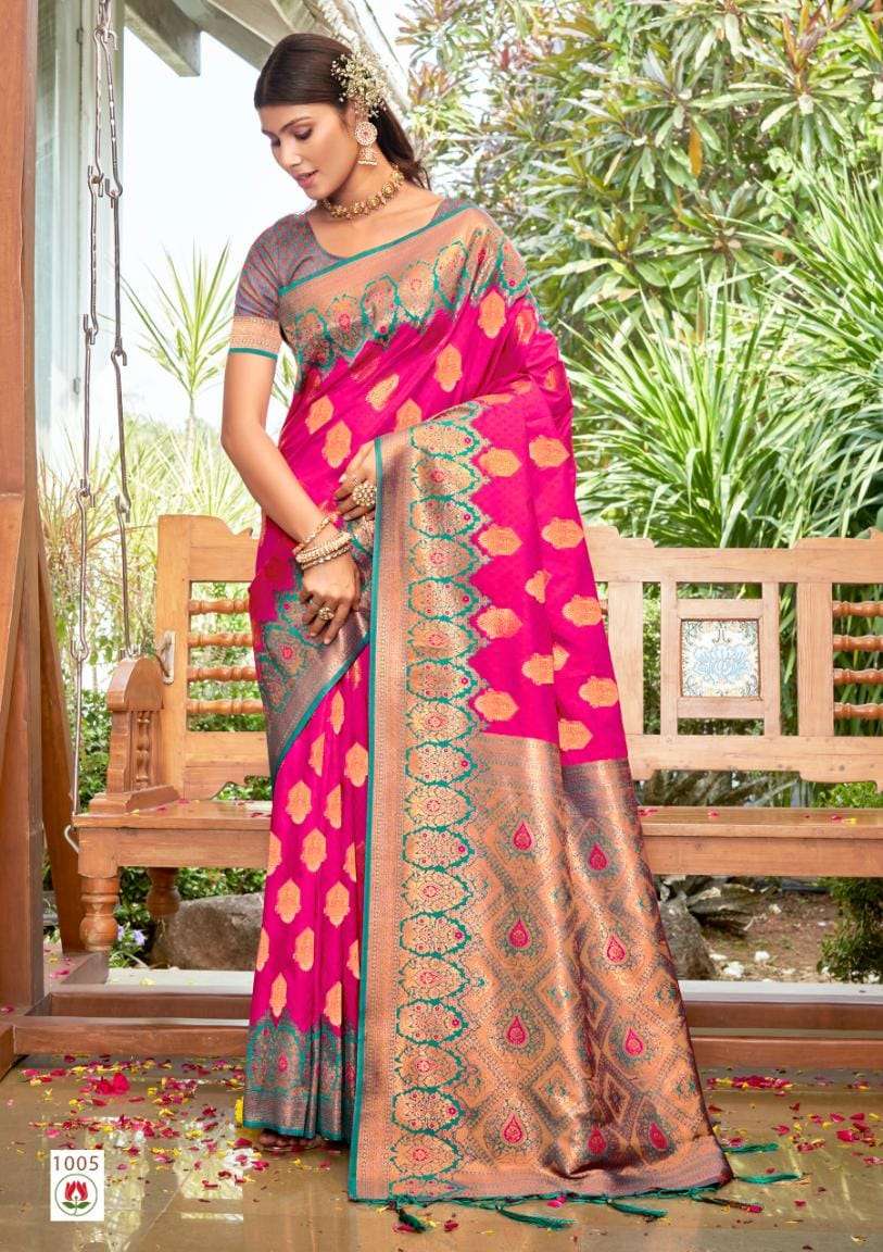 BUNAWAT RITHIKA SILK Banarasi Silk Saree Wholesale catalog
