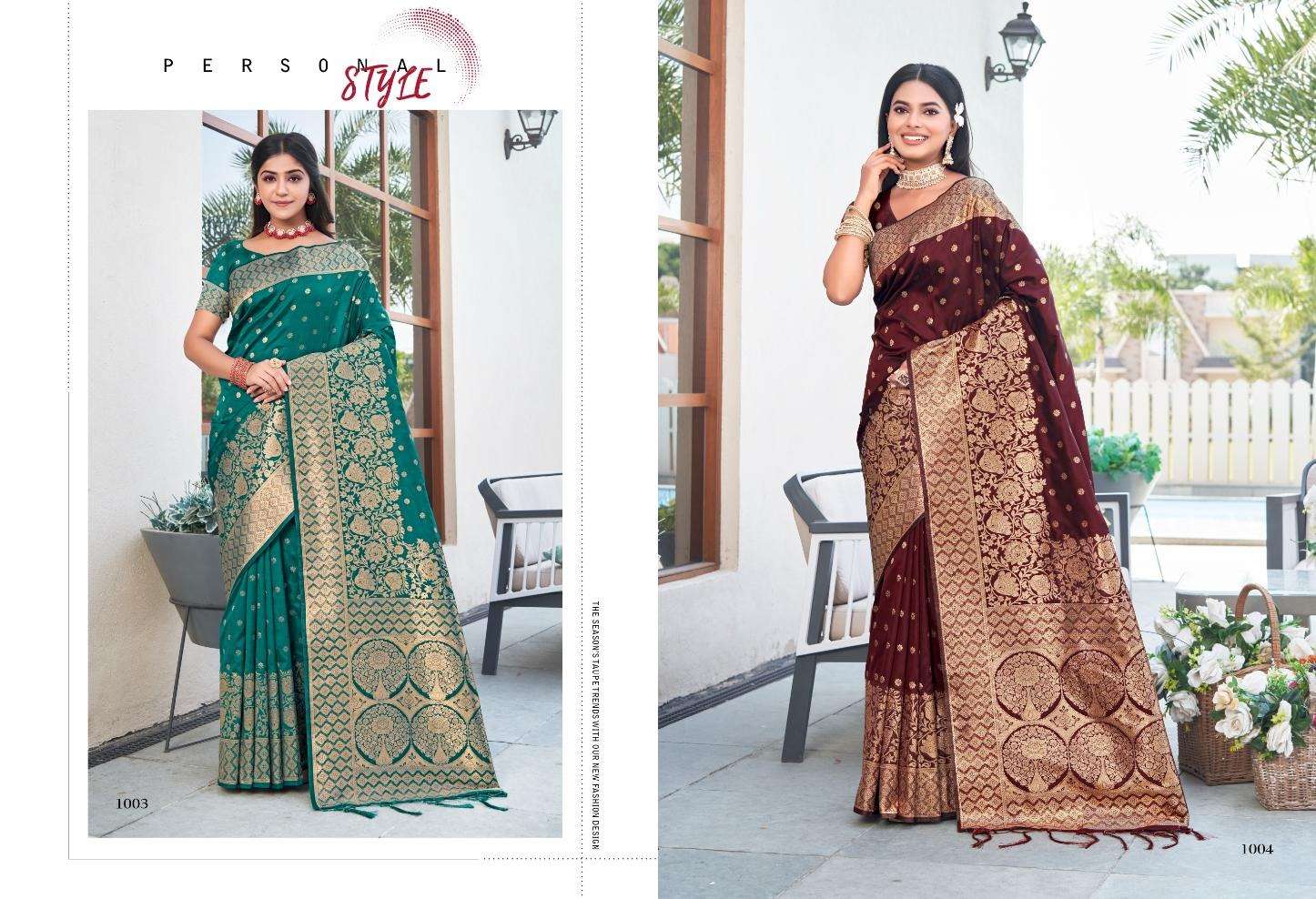 BUNAWAT SILK SANGAM Saree Wholesale catalog