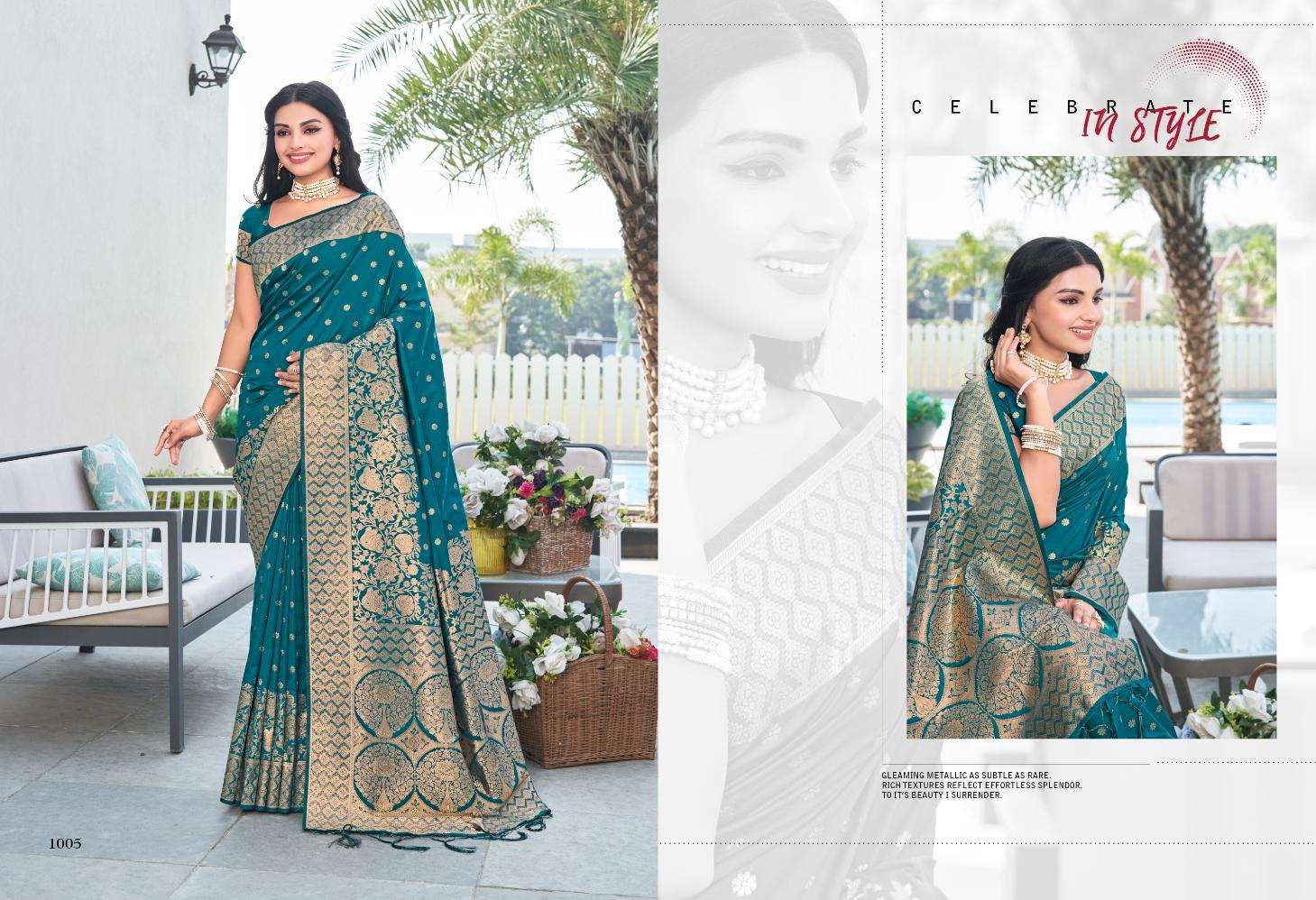BUNAWAT SILK SANGAM Saree Wholesale catalog