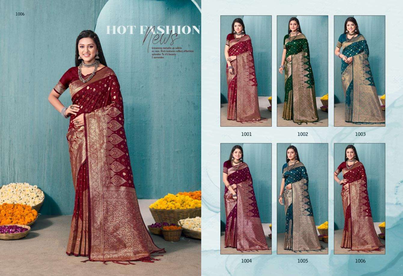 BUNAWAT SURJYOTI SILK Banarasi Silk Saree Wholesale catalog
