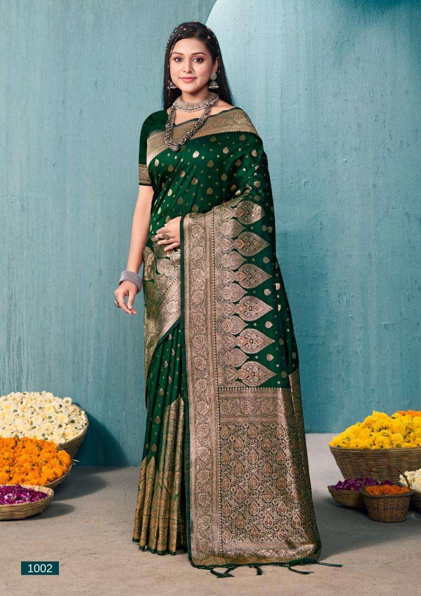 BUNAWAT SURJYOTI SILK Banarasi Silk Saree Wholesale catalog