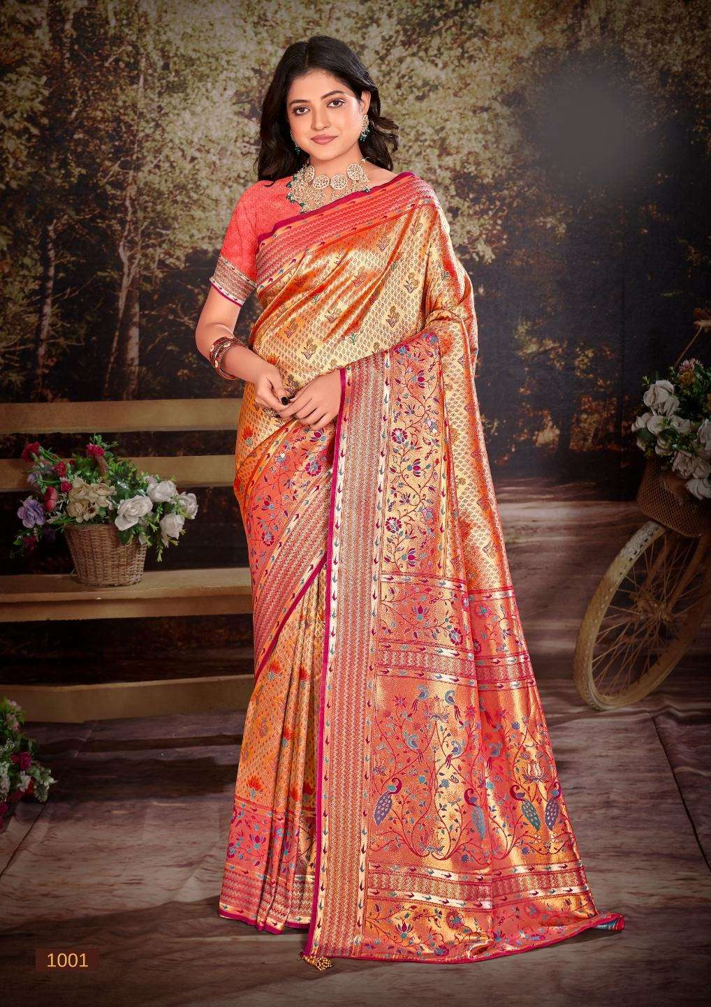 BUNAWAT VAIBHAVI SILK VOL-01 Saree Wholesale catalog