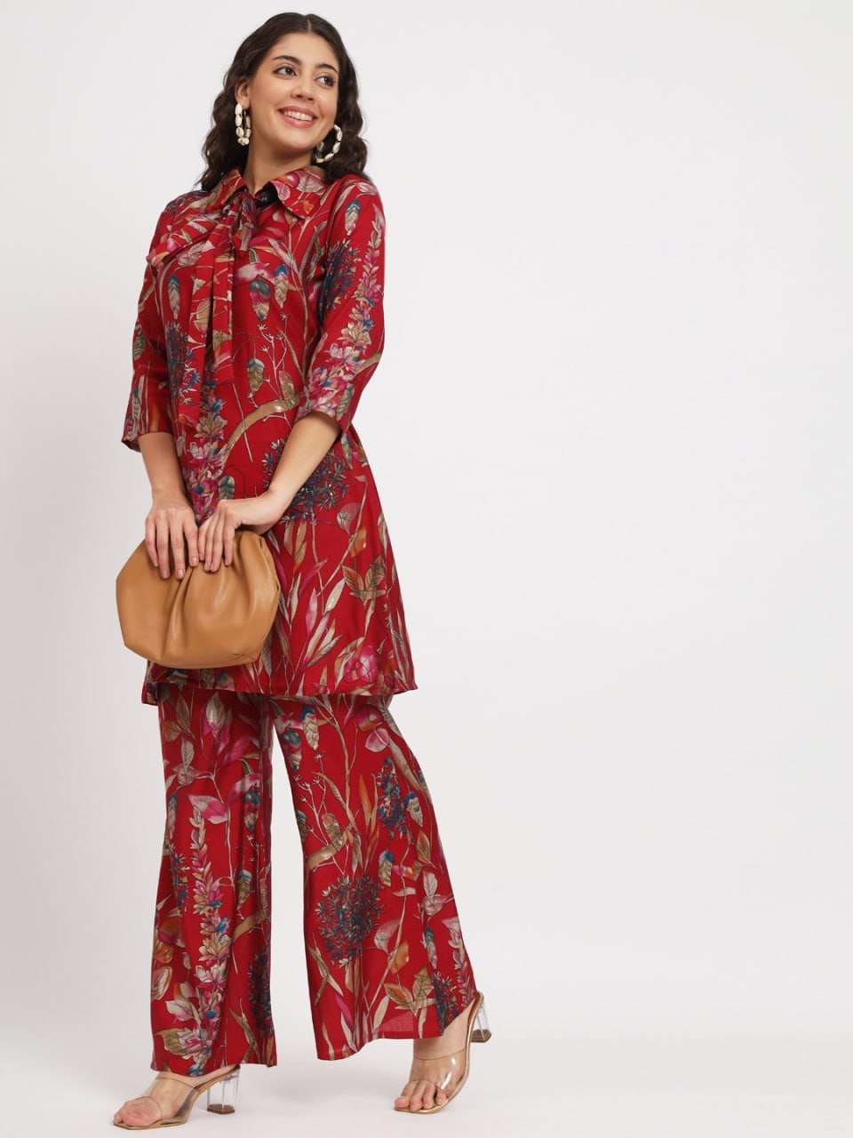 Cod 111 Modal Co Ord Set Top And Plazoo kurti Wholesale catalog