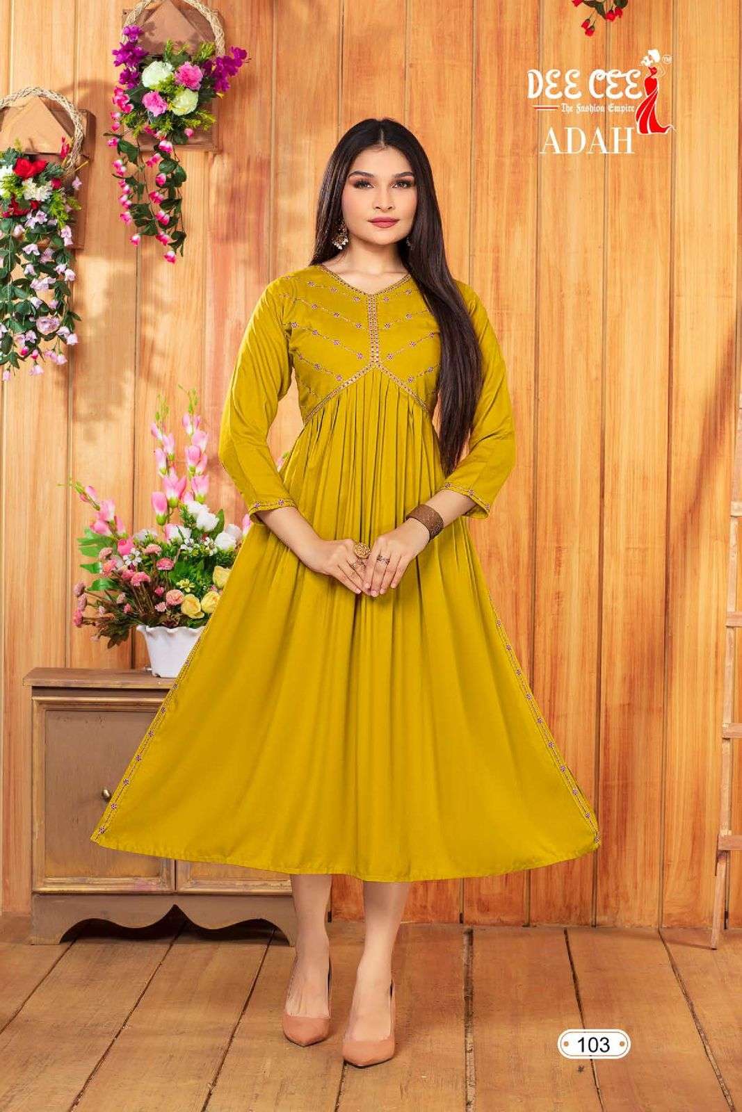 DEECEE ADAHI Kurti Wholesale catalog