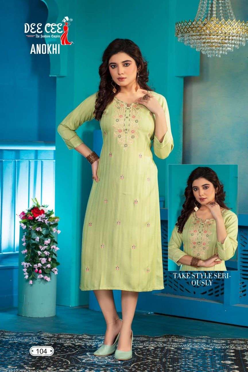 DEECEE ANOKHI Kurti Wholesale catalog