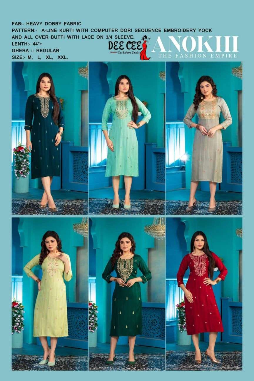 DEECEE ANOKHI Kurti Wholesale catalog